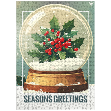 puzzleplate Very Merry Mistletoe 500 Jigsaw Puzzle