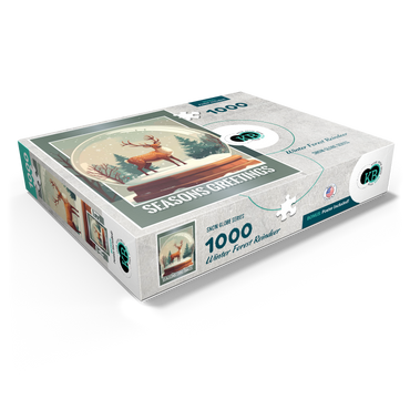 Winter Forest Reindeer 1000 Jigsaw Puzzle box view1