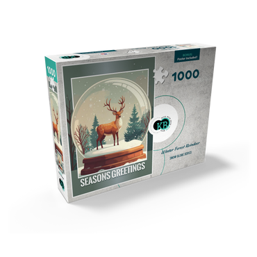 Winter Forest Reindeer 1000 Jigsaw Puzzle box view2