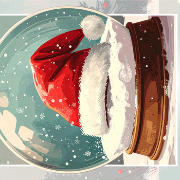 Santa's Hat 1000 Jigsaw Puzzle 3D Modell