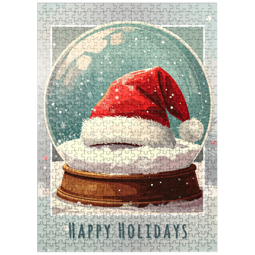 puzzleplate Santa's Hat 500 Jigsaw Puzzle