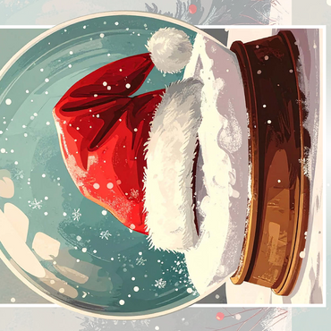 Santa's Hat 500 Jigsaw Puzzle 3D Modell