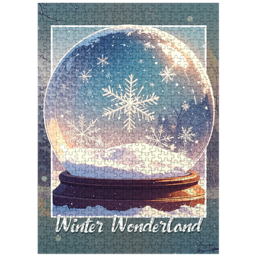 puzzleplate Winter Snowflakes 500 Jigsaw Puzzle