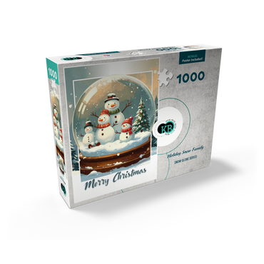 Holiday Snow Family 1000 Jigsaw Puzzle box view2