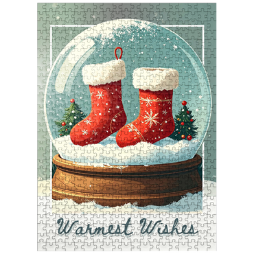 puzzleplate Christmas Stockings 500 Jigsaw Puzzle