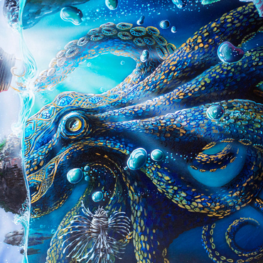 What Lies Beneath Kraken - Dakota Daetwiler 500 Jigsaw Puzzle 3D Modell