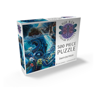 The Wrath of What Lies Beneath Octopus - Dakota Daetwiler 500 Jigsaw Puzzle box view2