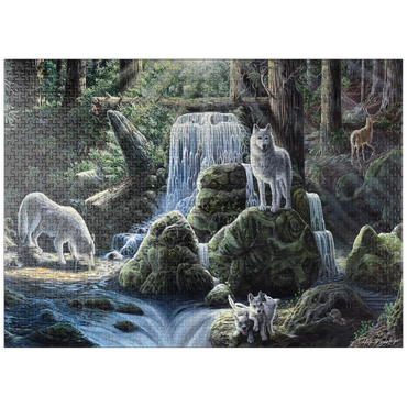 puzzleplate Spirits, Wolves, & Hidden Animals - Dakota Daetwiler 1000 Jigsaw Puzzle