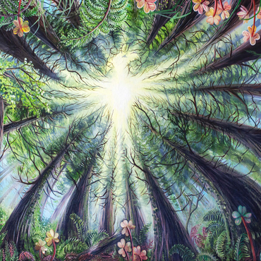 Phoenix Redwoods - Dakota Daetwiler 1000 Jigsaw Puzzle 3D Modell