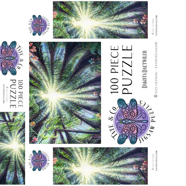 Phoenix Redwoods - Dakota Daetwiler 100 Jigsaw Puzzle box 3D Modell