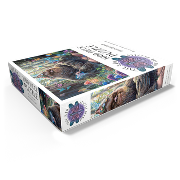 Peaceful Bigfoot Sasquatch with Fairies - Dakota Daetwiler 1000 Jigsaw Puzzle box view1