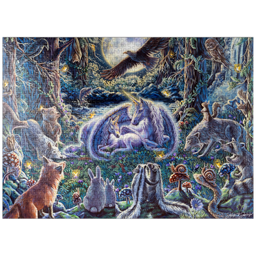 puzzleplate Miracle Unicorn Pegasus - Dakota Daetwiler 1000 Jigsaw Puzzle