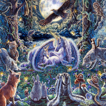 Miracle Unicorn Pegasus - Dakota Daetwiler 100 Jigsaw Puzzle 3D Modell