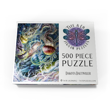 Jellyfish in Space Galaxy - Dakota Daetwiler 500 Jigsaw Puzzle box view3
