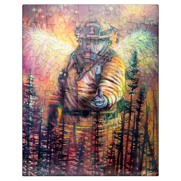 puzzleplate Hero Firefighter, first responders - Dakota Daetwiler 100 Jigsaw Puzzle