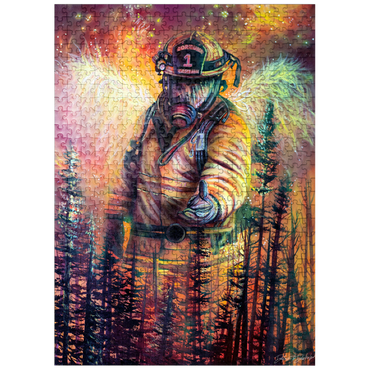 puzzleplate Hero Firefighter, first responders - Dakota Daetwiler 500 Jigsaw Puzzle