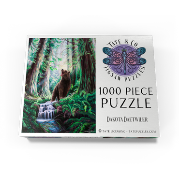 Guardian Bear in redwood forest - Dakota Daetwiler 1000 Jigsaw Puzzle box view3