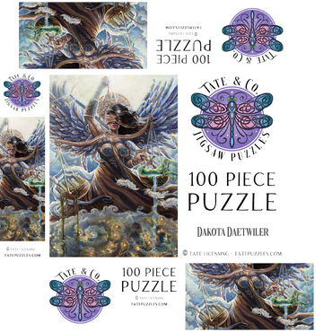 Angel of Justice, Earth day - Dakota Daetwiler 100 Jigsaw Puzzle box 3D Modell