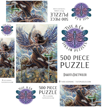 Angel of Justice, Earth day - Dakota Daetwiler 500 Jigsaw Puzzle box 3D Modell