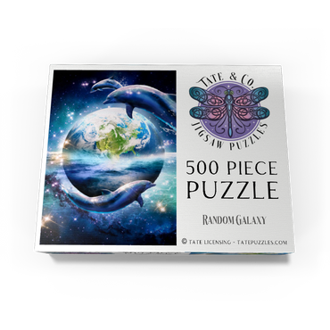 Star Dolphin from the Deep Space Seas - Random Galaxy 500 Jigsaw Puzzle box view3