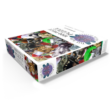 Festive Animal Christmas Carollers - Random Galaxy 1000 Jigsaw Puzzle box view1