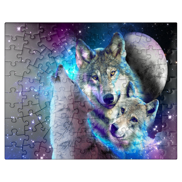 puzzleplate Interstellar Wolf Pack of the Cosmic Skies - Random Galaxy 100 Jigsaw Puzzle