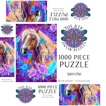 Horse Animal Spirit - Sheena Pike 1000 Jigsaw Puzzle box 3D Modell