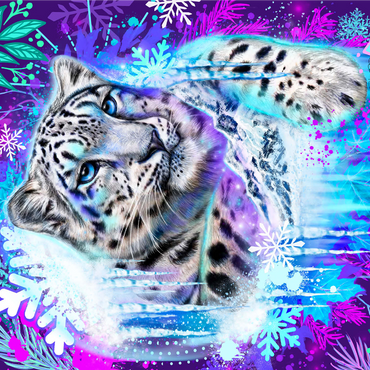 Snow Leopard Animal Spirit - Sheena Pike 1000 Jigsaw Puzzle 3D Modell