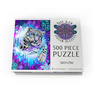 Snow Leopard Animal Spirit - Sheena Pike 500 Jigsaw Puzzle box view3