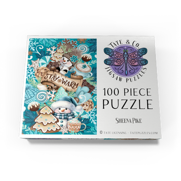 Sweet Snowman Christmas Stack - Sheena Pike 100 Jigsaw Puzzle box view3