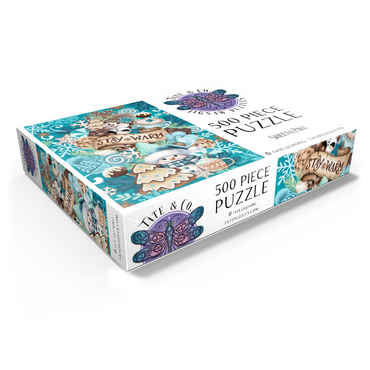 Sweet Snowman Christmas Stack - Sheena Pike 500 Jigsaw Puzzle box view1