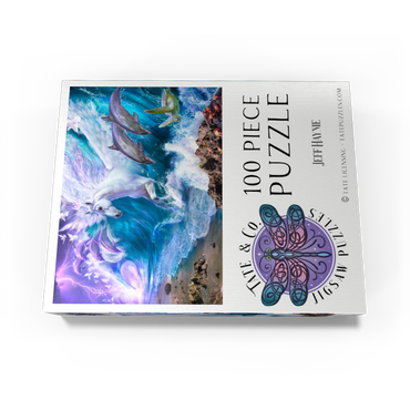 Strength and Grace Ocean Horse - Jeff Haynie 100 Jigsaw Puzzle box view3