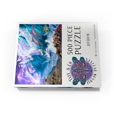 Strength and Grace Ocean Horse - Jeff Haynie 500 Jigsaw Puzzle box view3