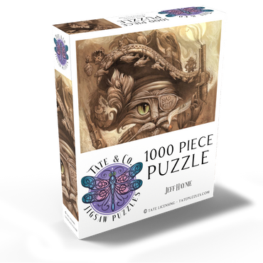 El Gato Loco Bandito Cat - Jeff Haynie 1000 Jigsaw Puzzle box view2