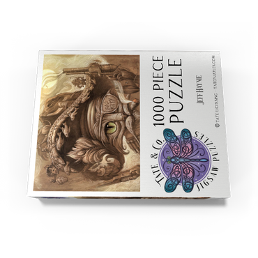 El Gato Loco Bandito Cat - Jeff Haynie 1000 Jigsaw Puzzle box view3