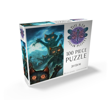 Zombie Cats - Jeff Haynie 100 Jigsaw Puzzle box view2