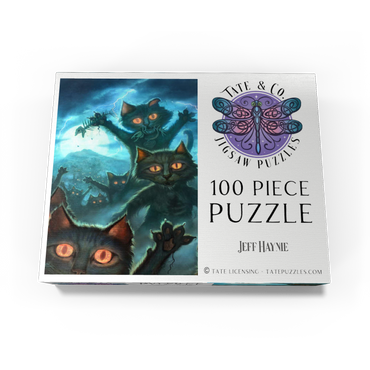 Zombie Cats - Jeff Haynie 100 Jigsaw Puzzle box view3