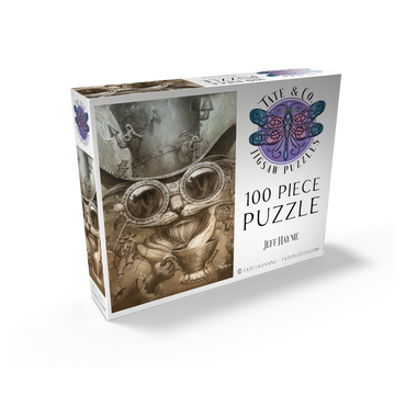 Steampunk Cat Daddy - Jeff Haynie 100 Jigsaw Puzzle box view2