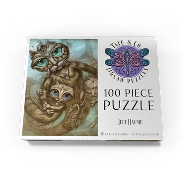 PurrMaid Mermaid Cat - Jeff Haynie 100 Jigsaw Puzzle box view3
