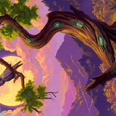 Answer The Call Mystical Raven Tree - Jeff Haynie 500 Jigsaw Puzzle 3D Modell