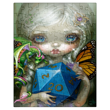 puzzleplate 20 Sided Dice Fairy - Jasmine Becket-Griffith 100 Jigsaw Puzzle