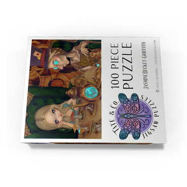 Alice and the Mad Hatter - Jasmine Becket-Griffith 100 Jigsaw Puzzle box view3