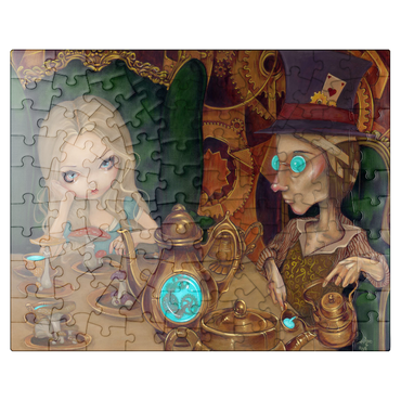 puzzleplate Alice and the Mad Hatter - Jasmine Becket-Griffith 100 Jigsaw Puzzle