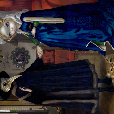 Alice in a Van Eyck Portrait - Jasmine Becket-Griffith 1000 Jigsaw Puzzle 3D Modell