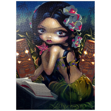 puzzleplate Amara and the book - Jasmine Becket-Griffith 1000 Jigsaw Puzzle