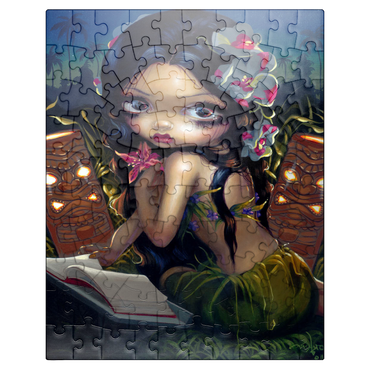 puzzleplate Amara and the book - Jasmine Becket-Griffith 100 Jigsaw Puzzle