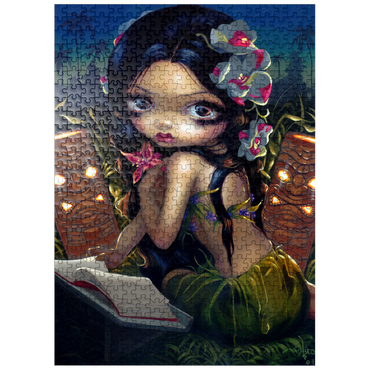 puzzleplate Amara and the book - Jasmine Becket-Griffith 500 Jigsaw Puzzle