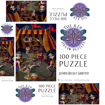 Fairy Circus - Jasmine Becket-Griffith 100 Jigsaw Puzzle box 3D Modell