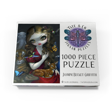 Fauna Girl With Animals- Jasmine Becket-Griffith 1000 Jigsaw Puzzle box view3