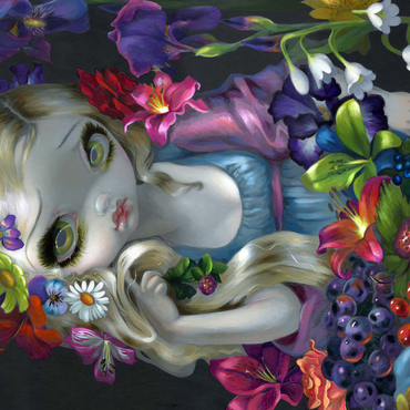 Flora Girl with Flowers - Jasmine Becket-Griffith 500 Jigsaw Puzzle 3D Modell